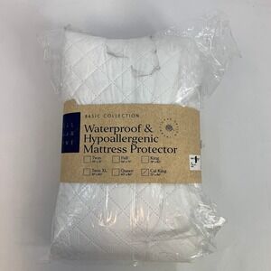 Ella Jayne Basic Collection Waterproof Hypoallergenic Cal King Matt‎ Protector
